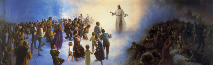 Second Coming of Jesus Christ by Harry Anderson, DC Temple Visitors Center Mural