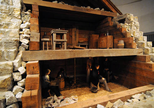 Cross Cut View Replica of Liberty Jail