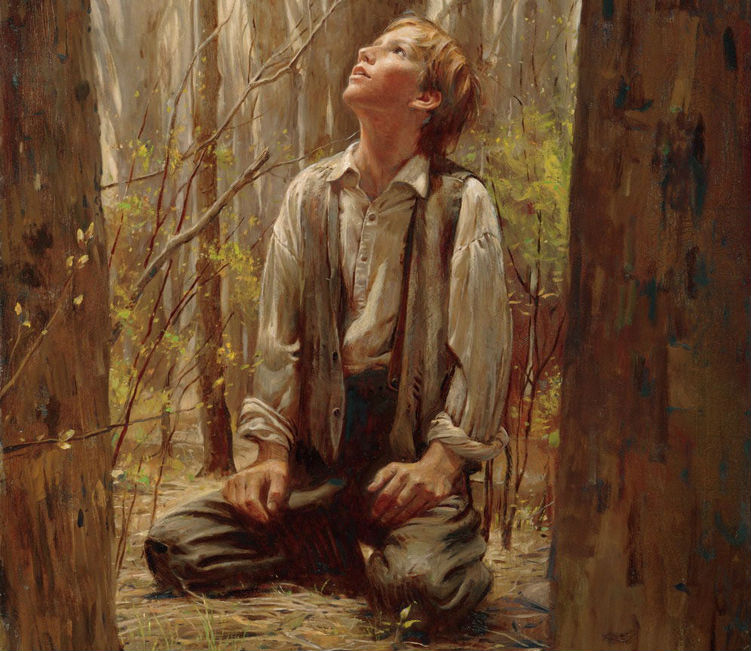 Joseph Smith's First Prayer, The Desires of My Heart, by Walter Rane