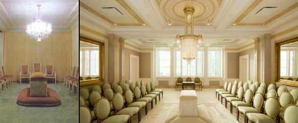 An LDS Ogden Temple Sealing Room 1972 and 2014
